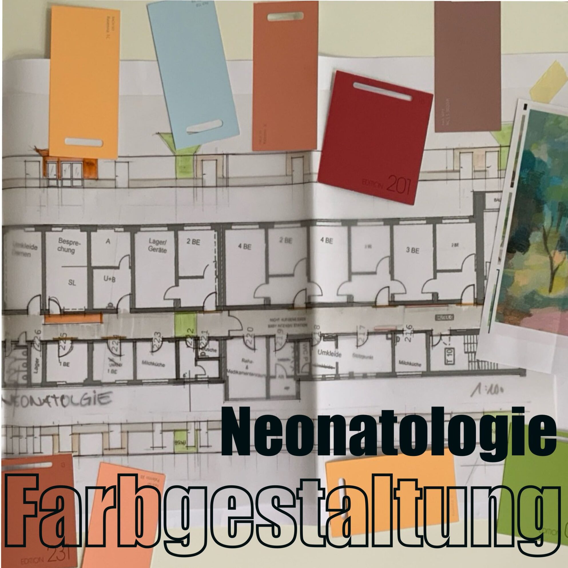 Neonatologie: Farbgestaltung